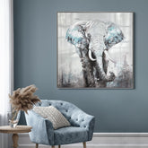 Echos of the Savanna - Hand Painted Textured Aluminum Wall Art.